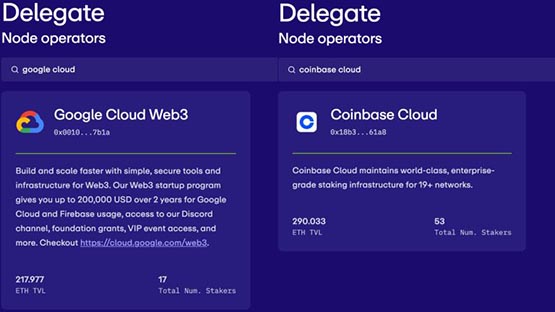 Google Cloud与Coinbase Cloud成为EigenLayer节点营运商