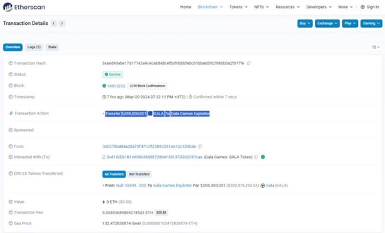 链游Gala Games二度被黑！黑客铸造50亿枚代币 GALA暴跌20%