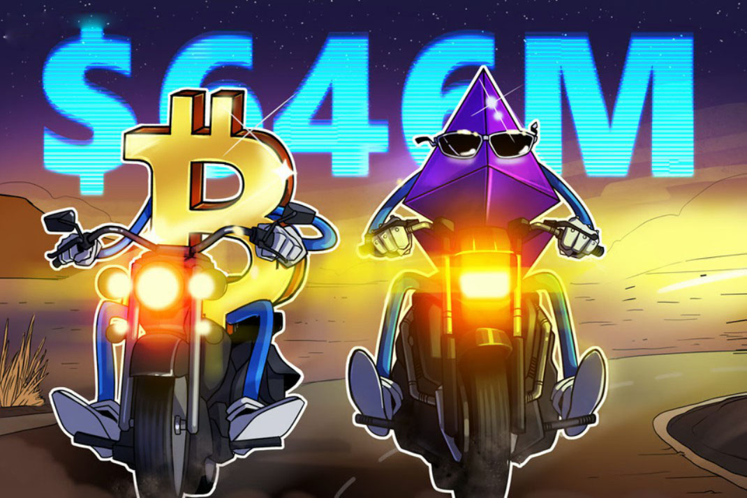 比特币(BTC)和以太坊(ETH)ETF在2026年首个交易日吸金6.46亿美元