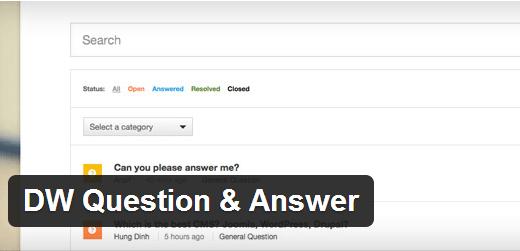 DW Question Answer Plugin for WordPress