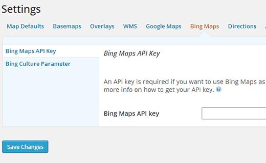 Make Bing Maps your default maps