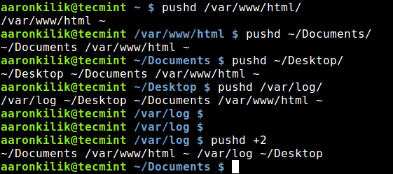 在 Linux 中使用 pushd 和 popd 命令来进行高效的目录导航