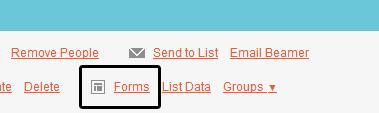 MailChimp Forms Link