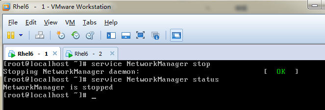 关闭NetWorkManager服务