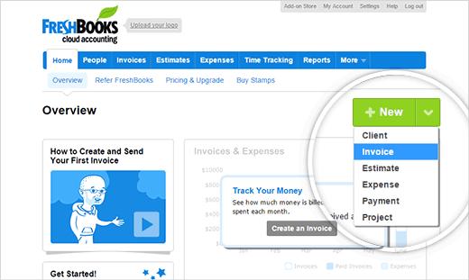Creating your first invoice with FreshBooks