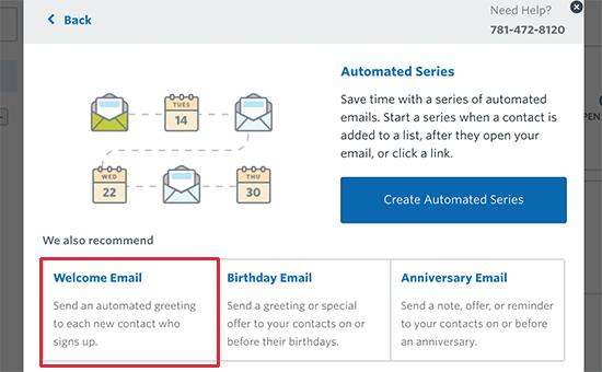 Adding a contact to your email list