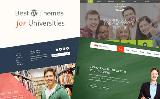 WordPress themes for universities
