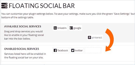 Adding Pinterest Button to WordPress using Floating Social Bar