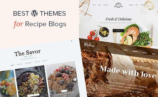 Best WordPress themes for recipe blogs