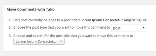 move comments