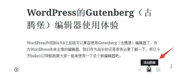 WordPress的Gutenberg（古腾堡）编辑器使用体验