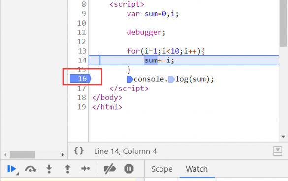 编写JavaScript时遇到代码出现问题时调试代码教程 (https://www.wp-admin.cn/) javascript教程 第7张