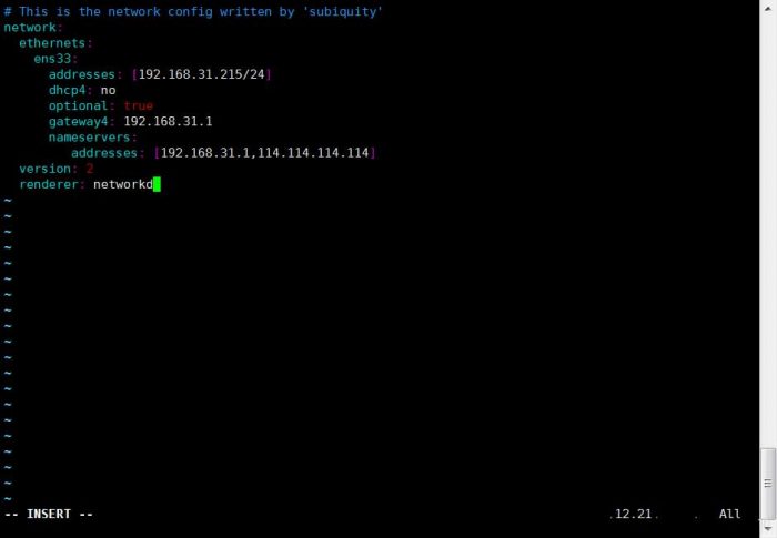 Ubuntu20.04修改ip地址的方法示例 (https://www.wp-admin.cn/) WordPress教程 第2张